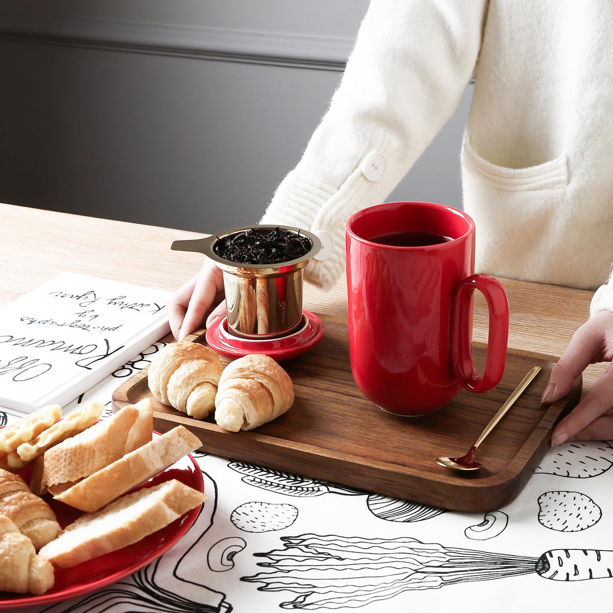 Ceramic Tea Mug Infuser