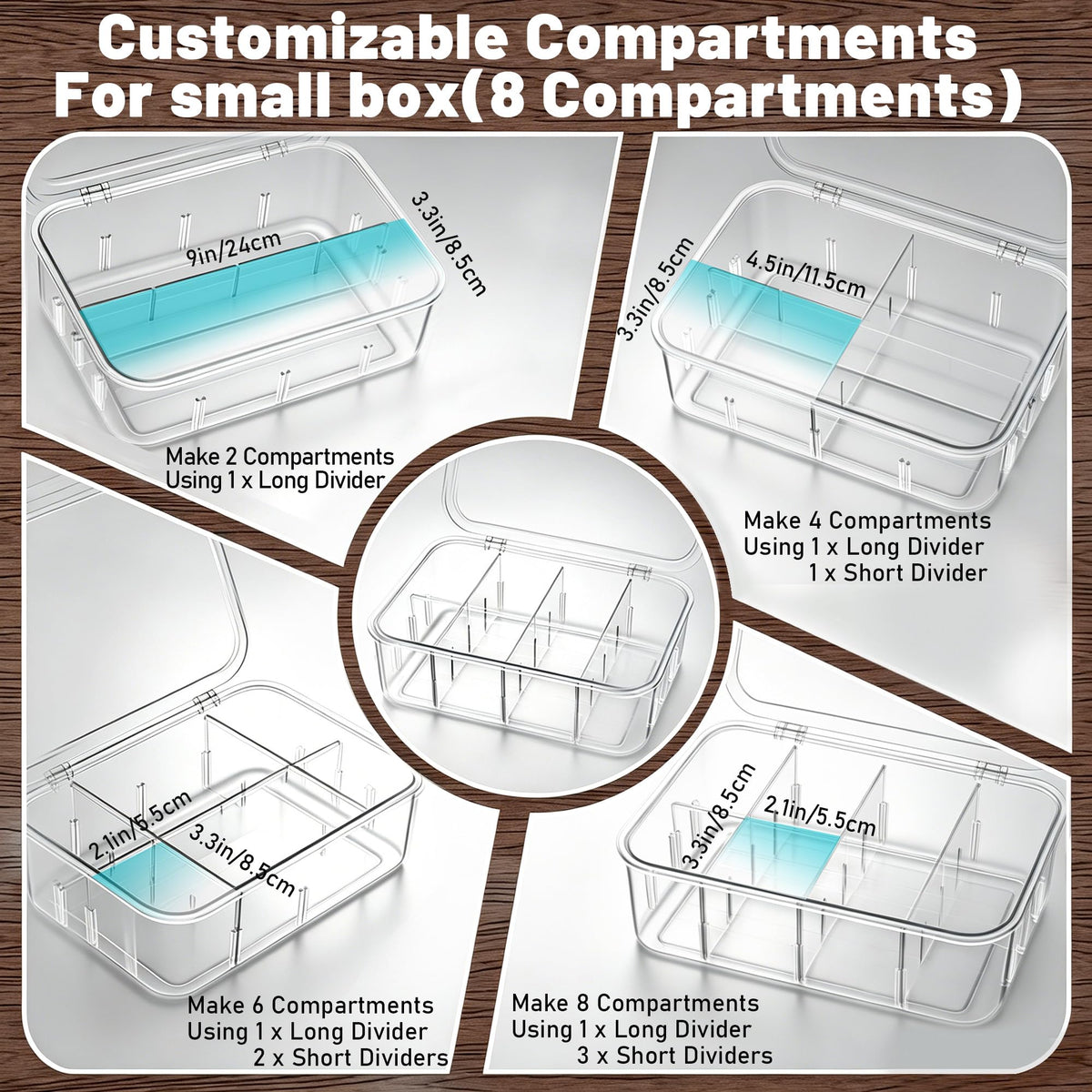 Tea Bag Organizer (24 Compartments)