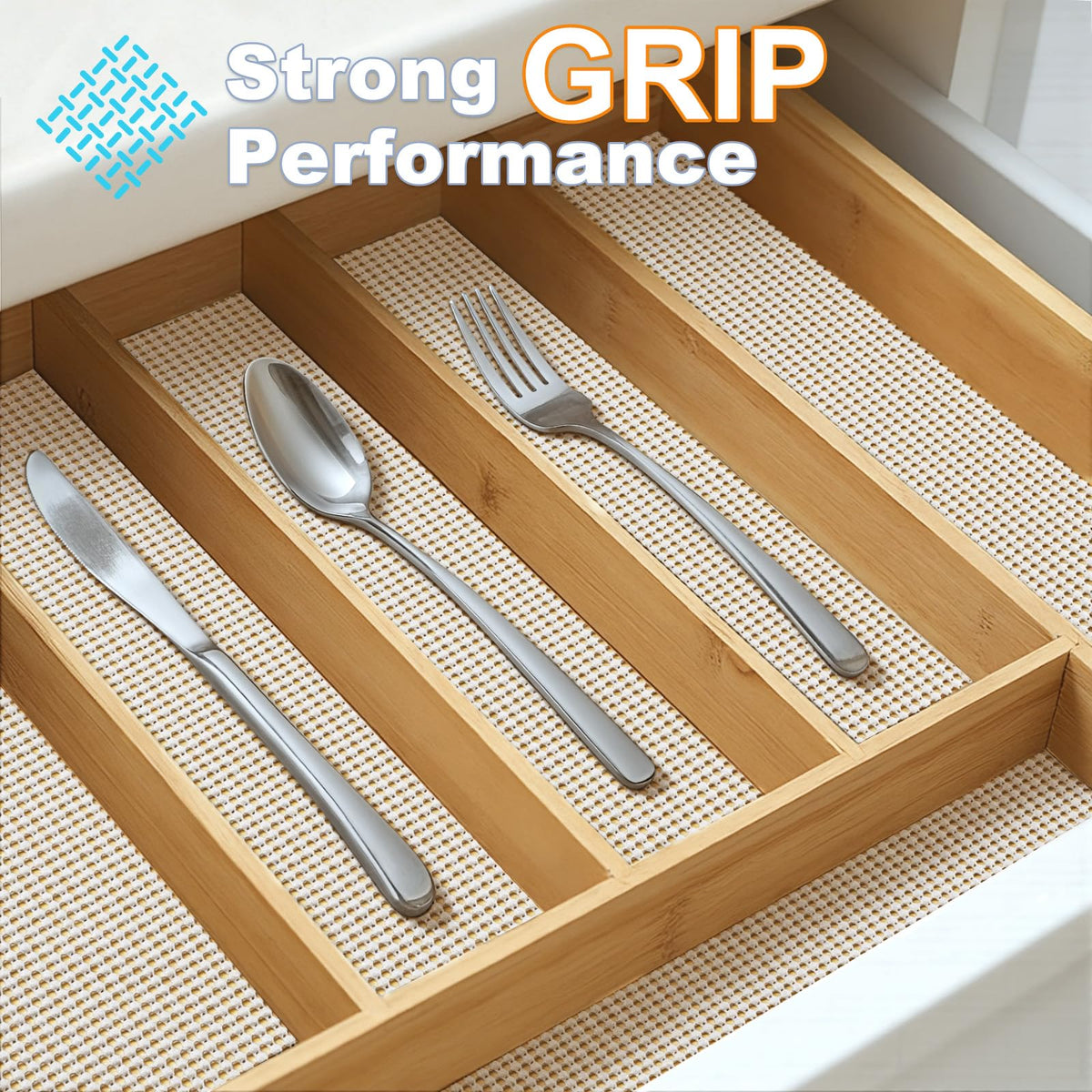 Non Slip Shelf Cabinet and Drawer Liner (472 Sq Ft)
