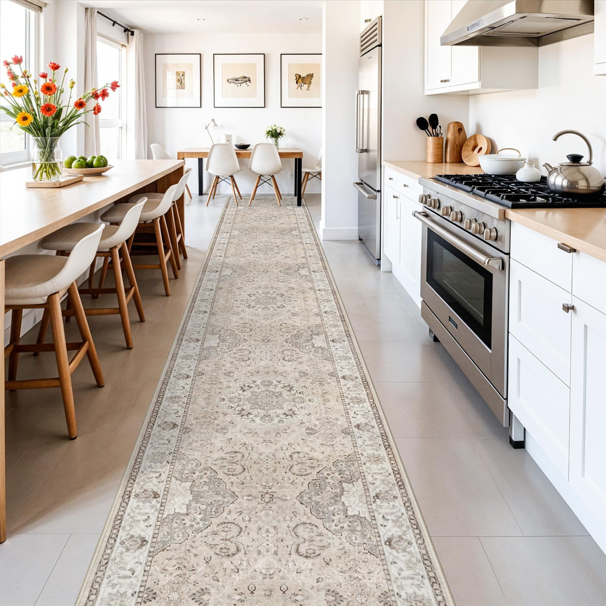 Hallway Washable Runner Rug