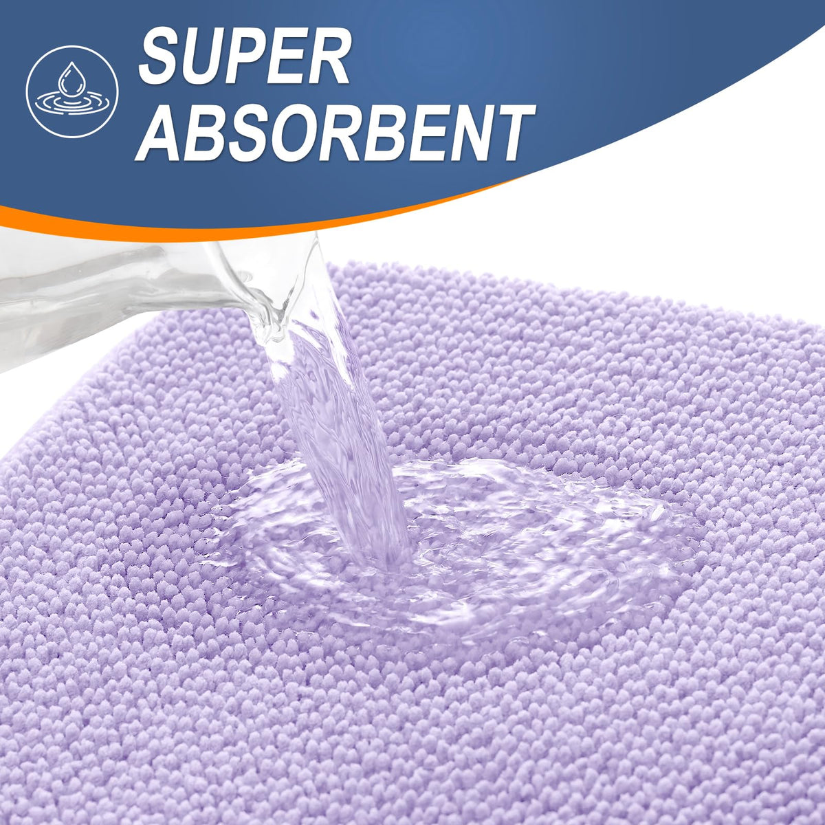 Thick Memory Foam Bathroom Rugs 30x20