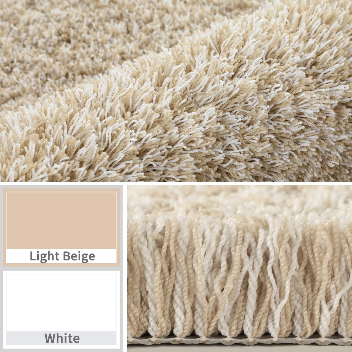 Fluffy Plush Bath Rug