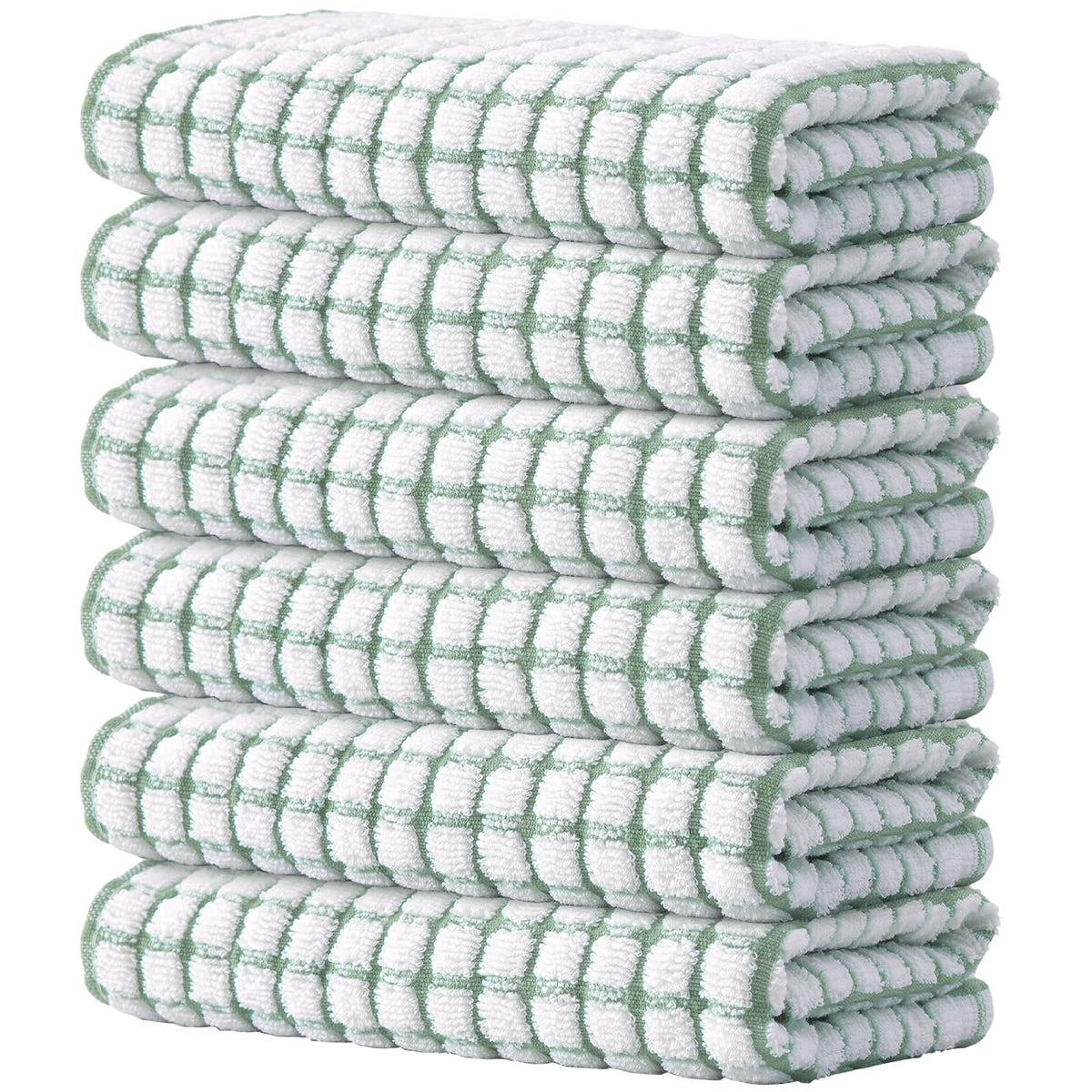 Cotton 6 Pack Terry Kitchen Towels (6 Count)