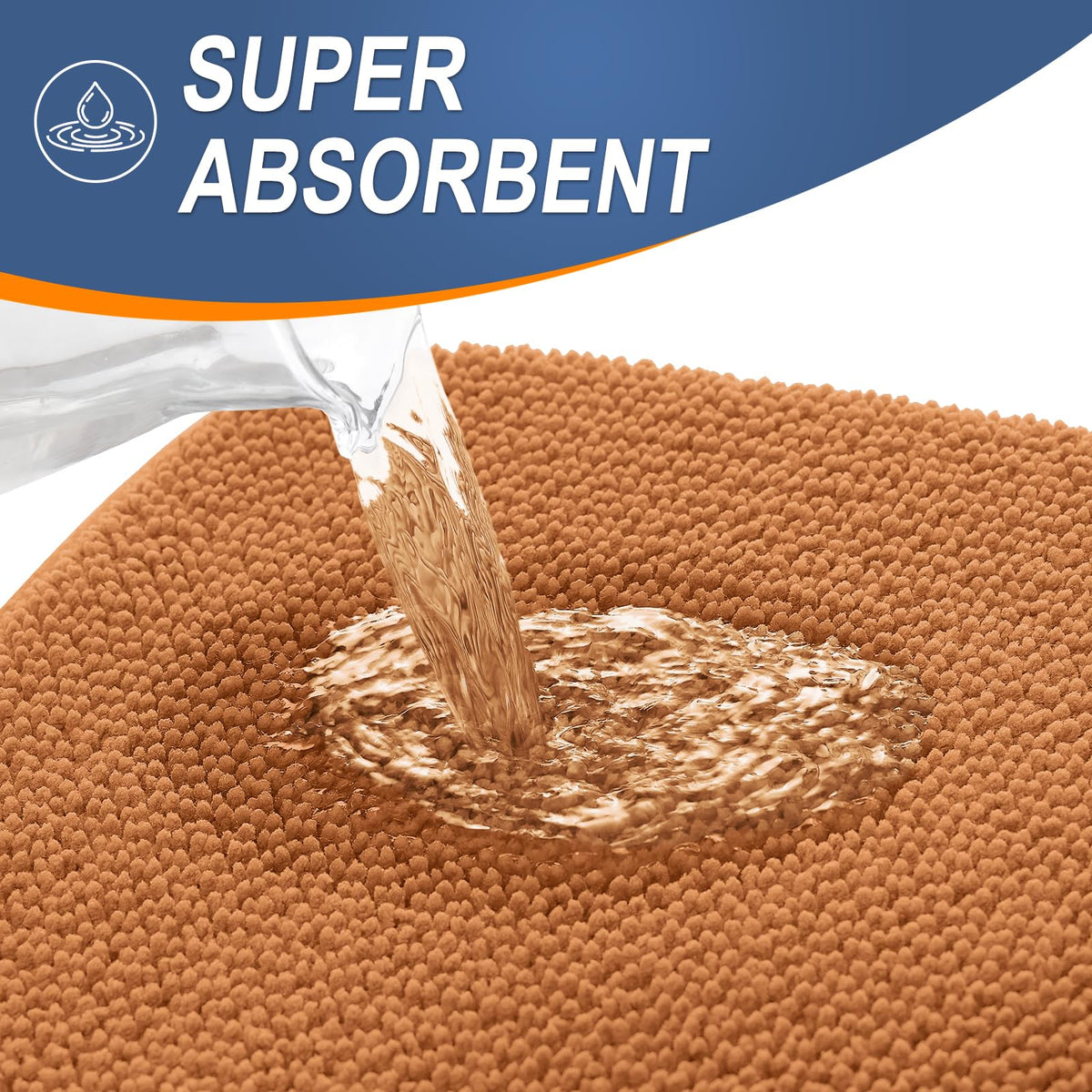Thick Memory Foam Bathroom Rugs 36x24