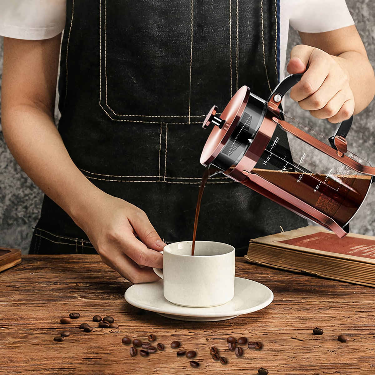 French Press Coffee Maker 304 Stainless Steel Coffee Press