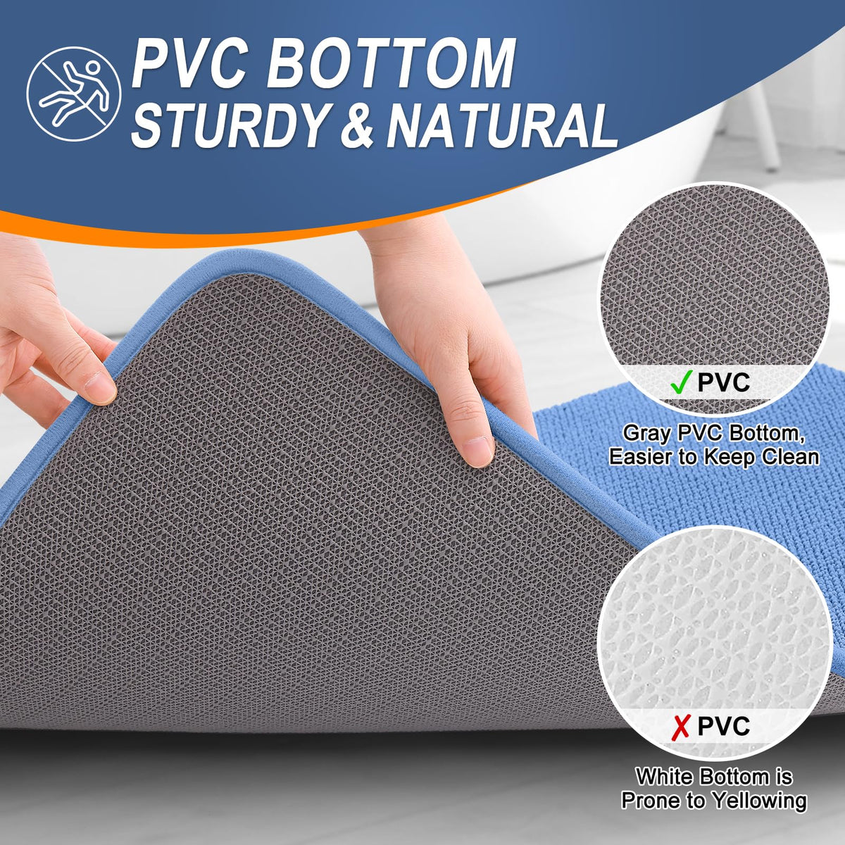 Memory Foam Bathroom Rugs 30x20