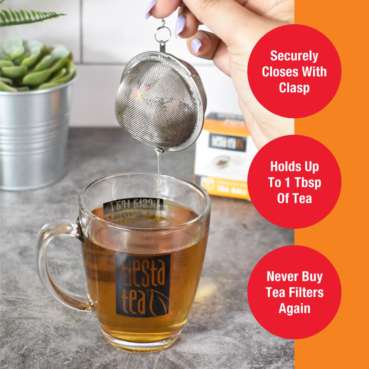 Small Stainless Steel Infuser Ball for Loose Leaf