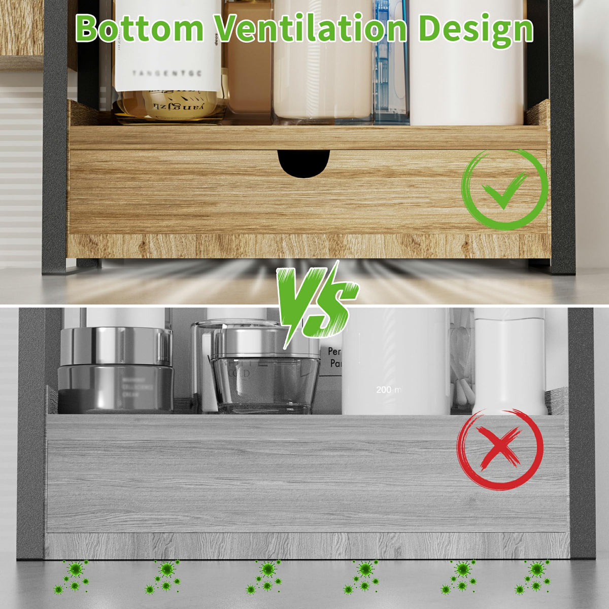 2 Tier Bathroom Counter Organizer