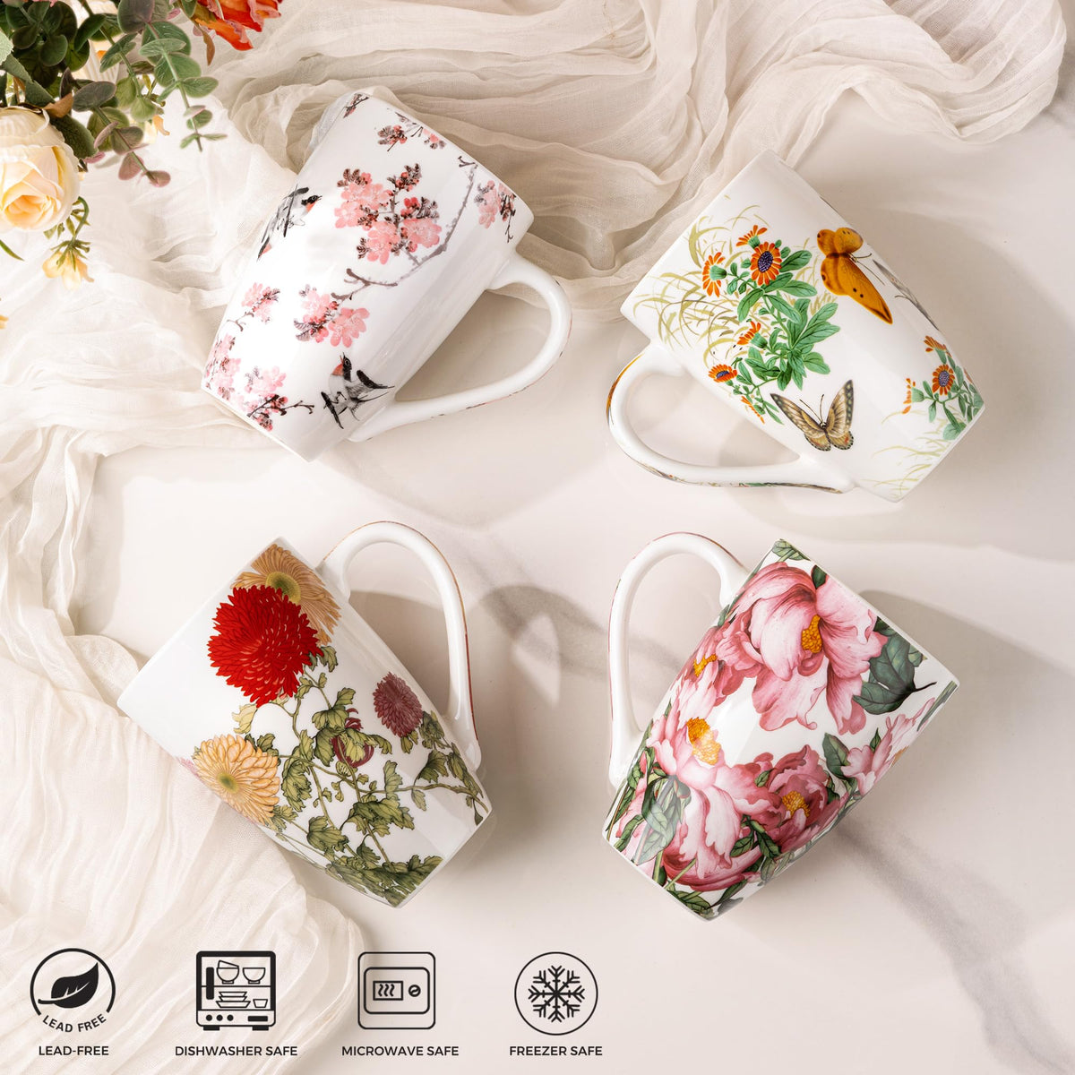 Tea Cup With Infuser and Lid