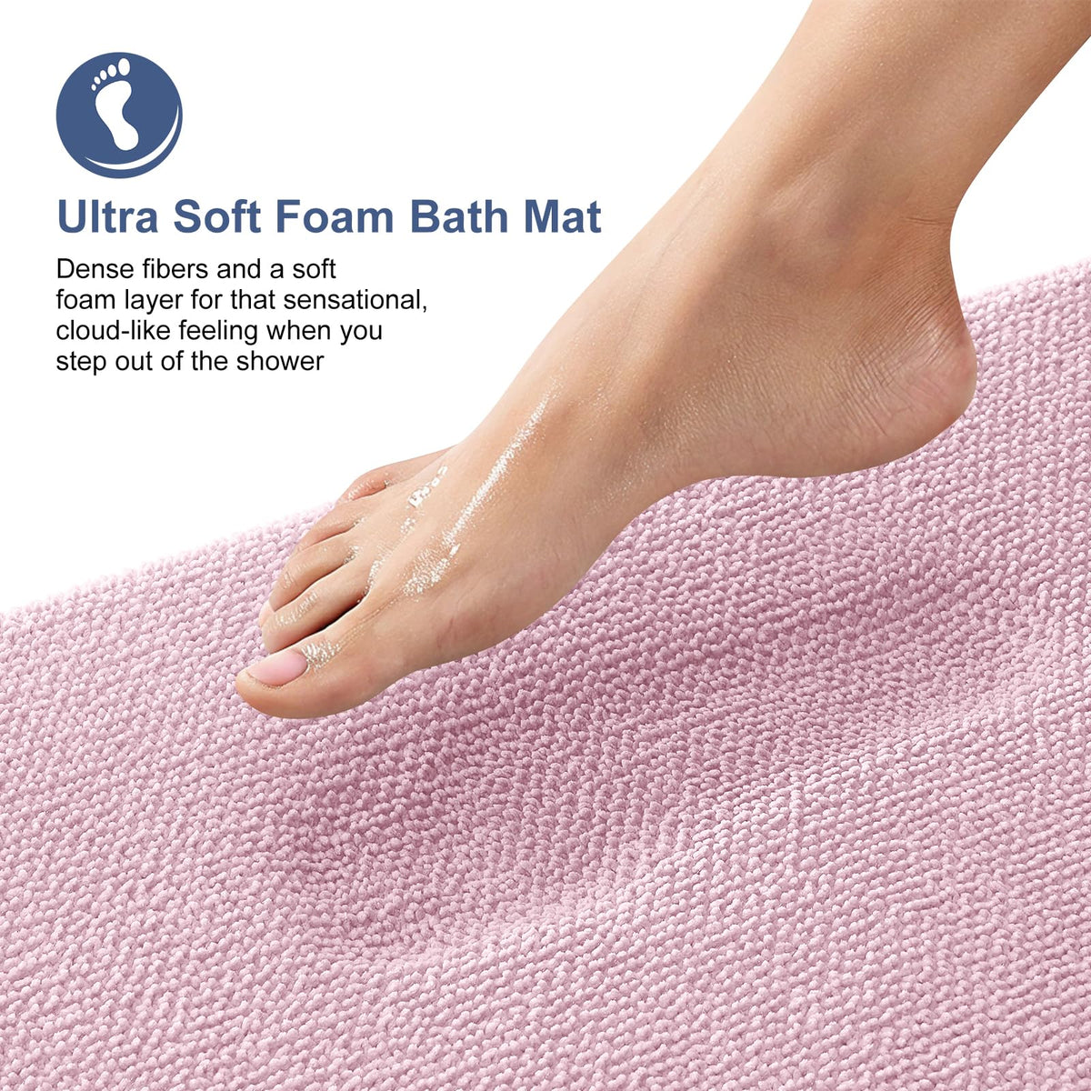 Memory Foam Bathroom Runner Rugs 47x24