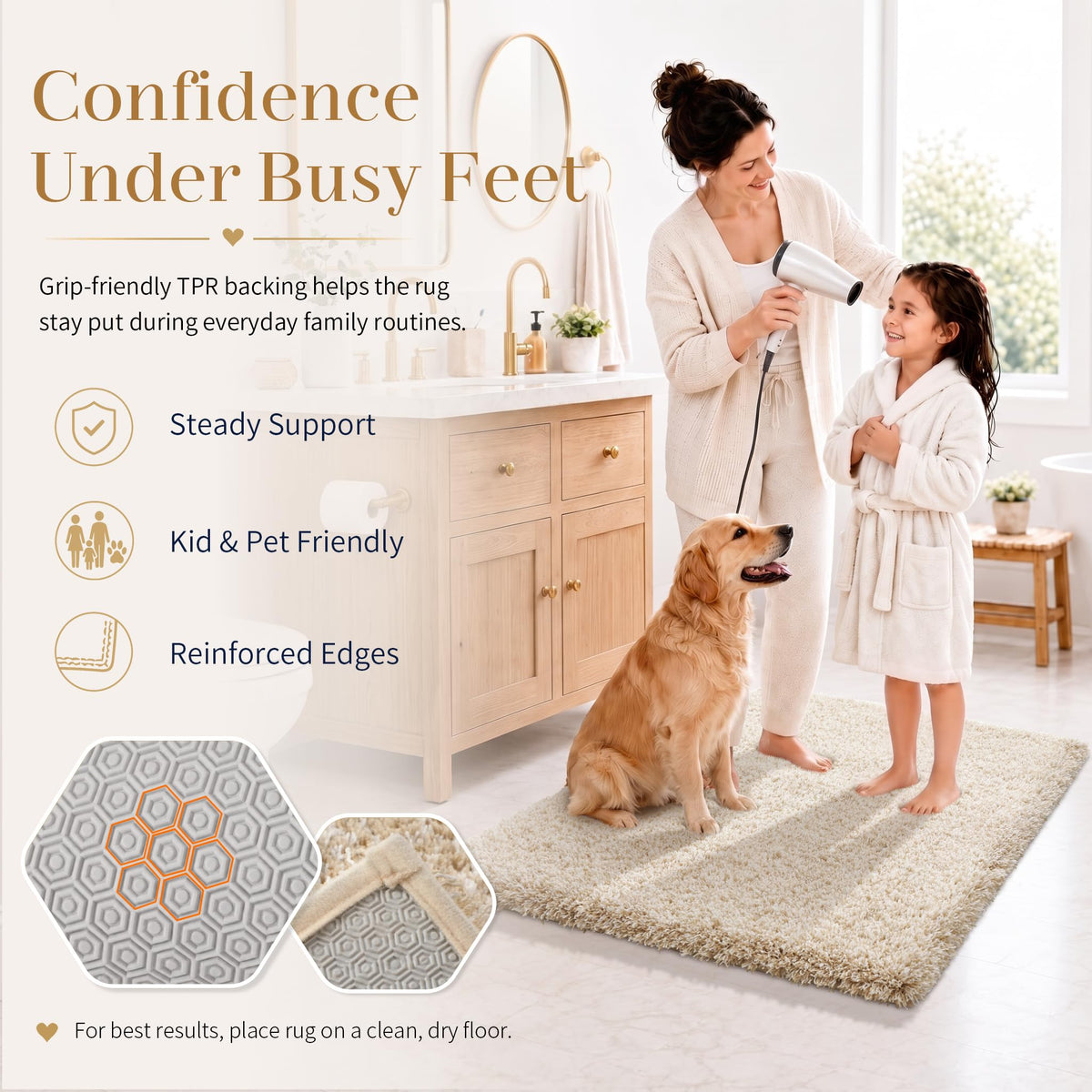 Bath Rugs for Bathroom 32X20