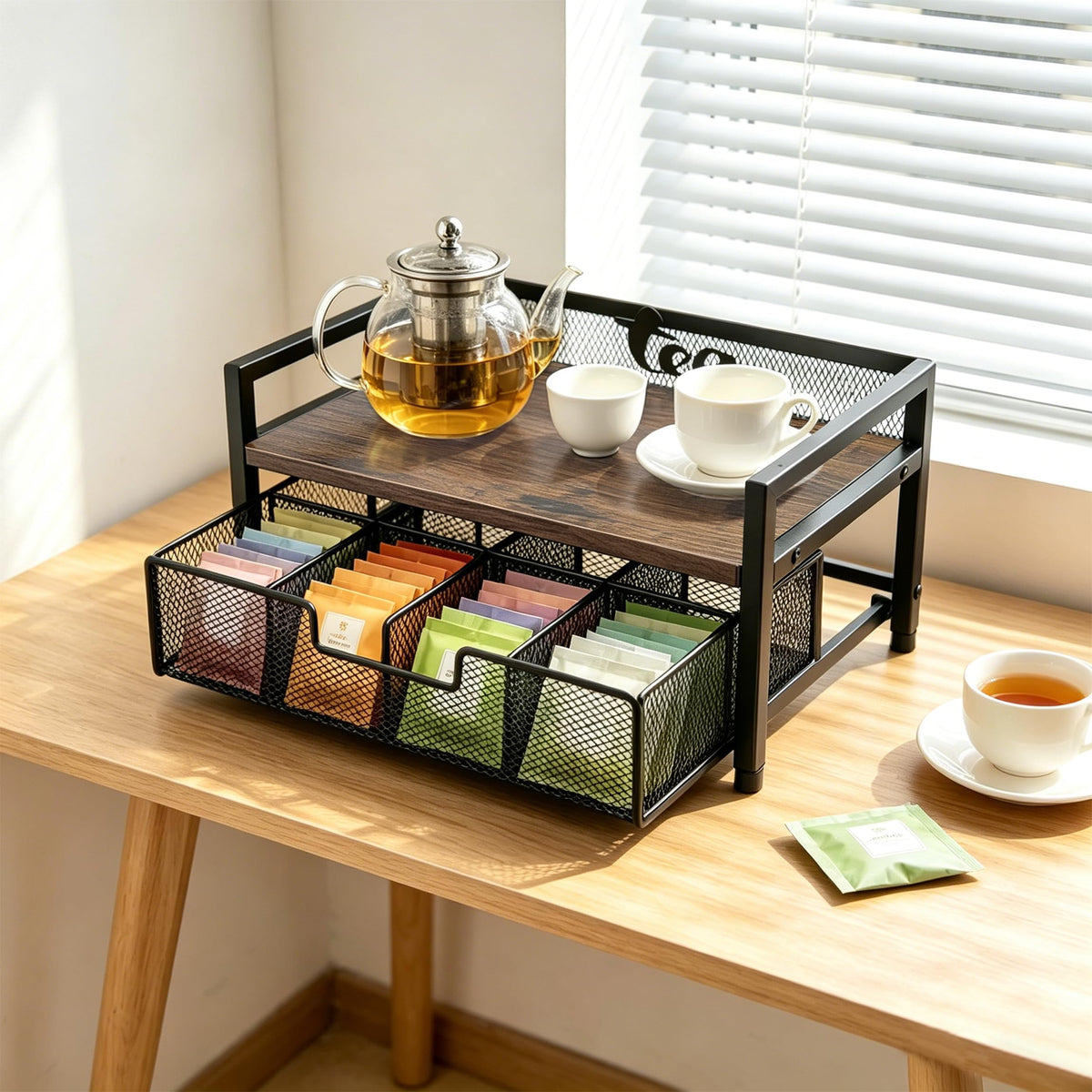 2 Tier Tea Bag Organizer
