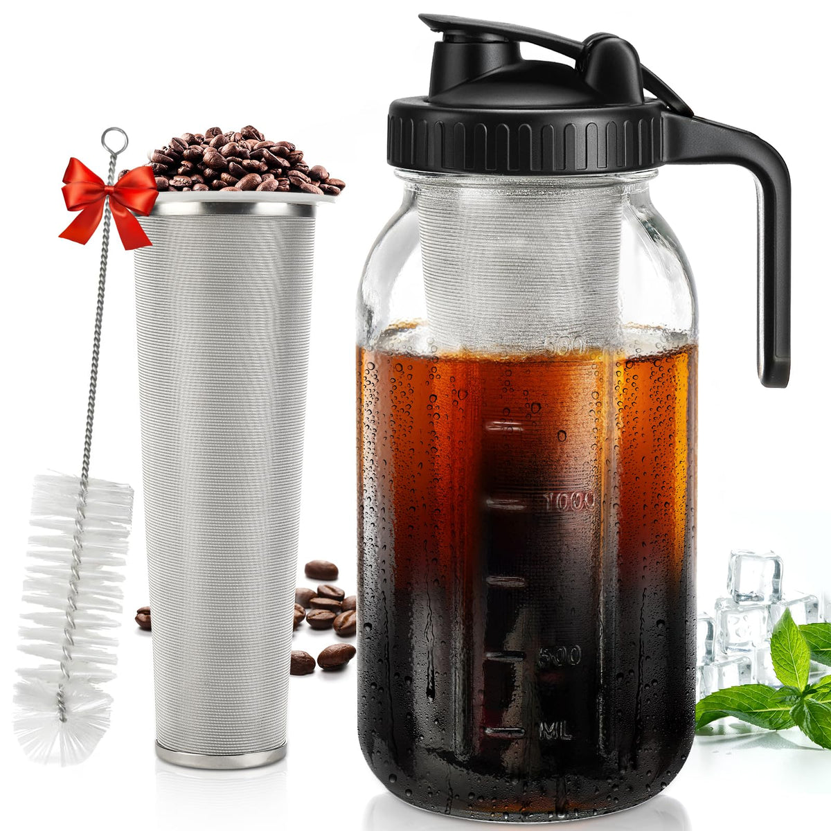 Cold Brew Coffee Maker 64 oz