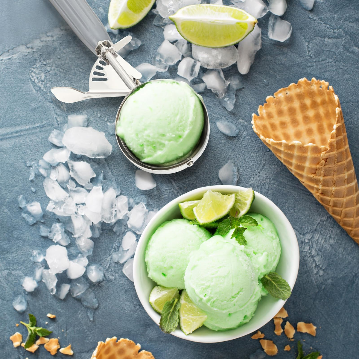 1 Pcs Ice Cream Scooper with Trigger