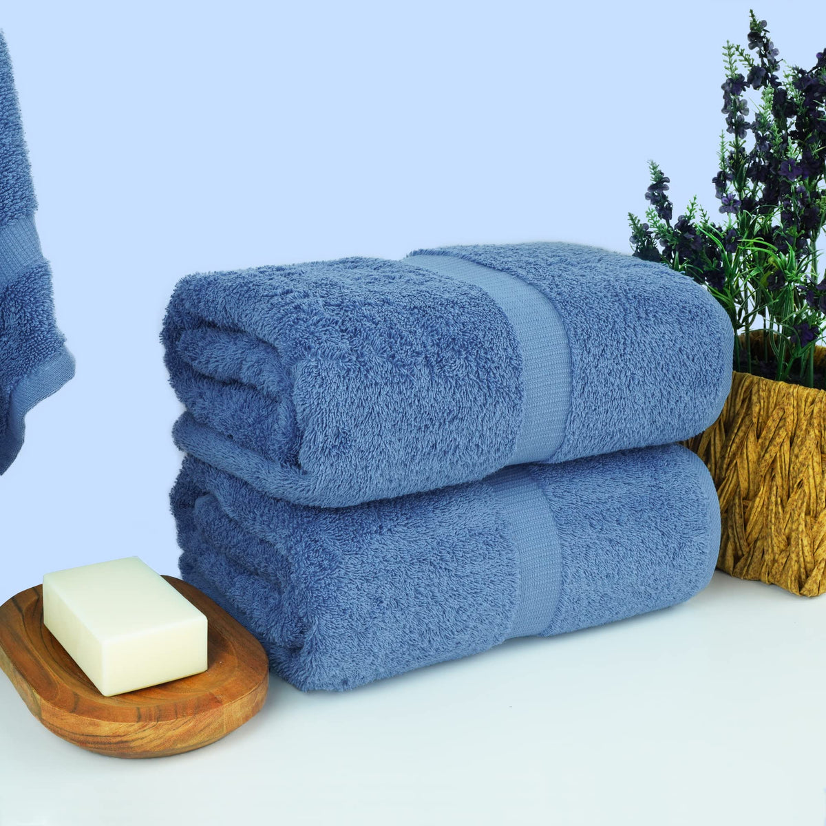 100% Cotton Premium Quality Turkish Bath Sheets (2 Count)
