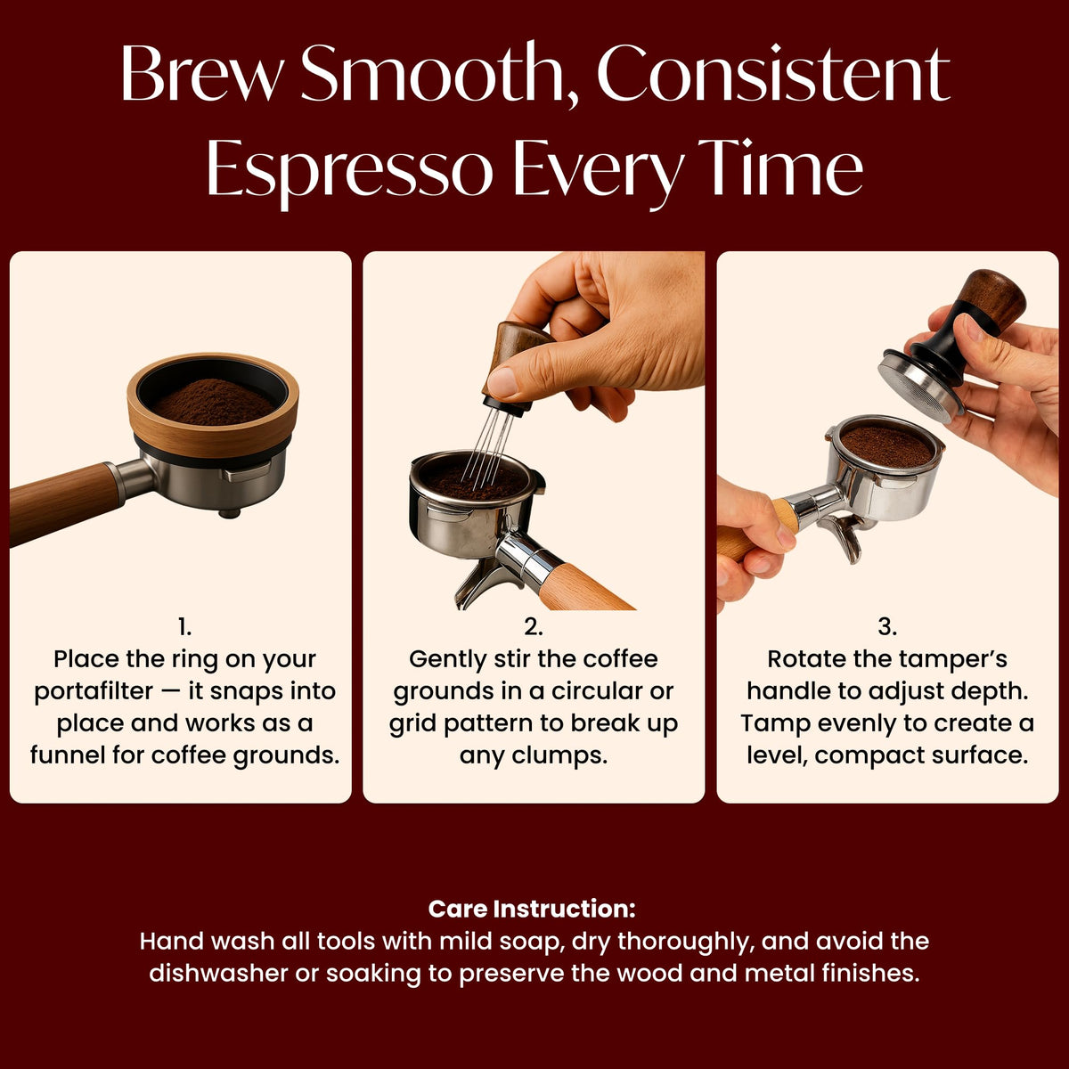 Espresso Accessories Kit for 54mm Portafilter