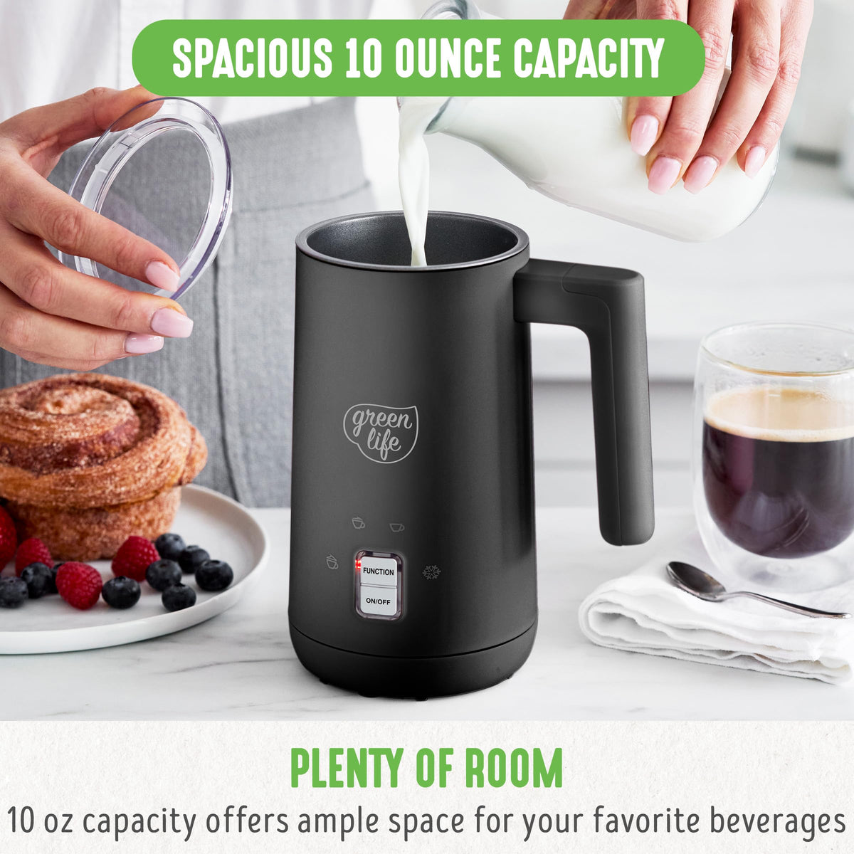 Ceramic Electric Milk Frother