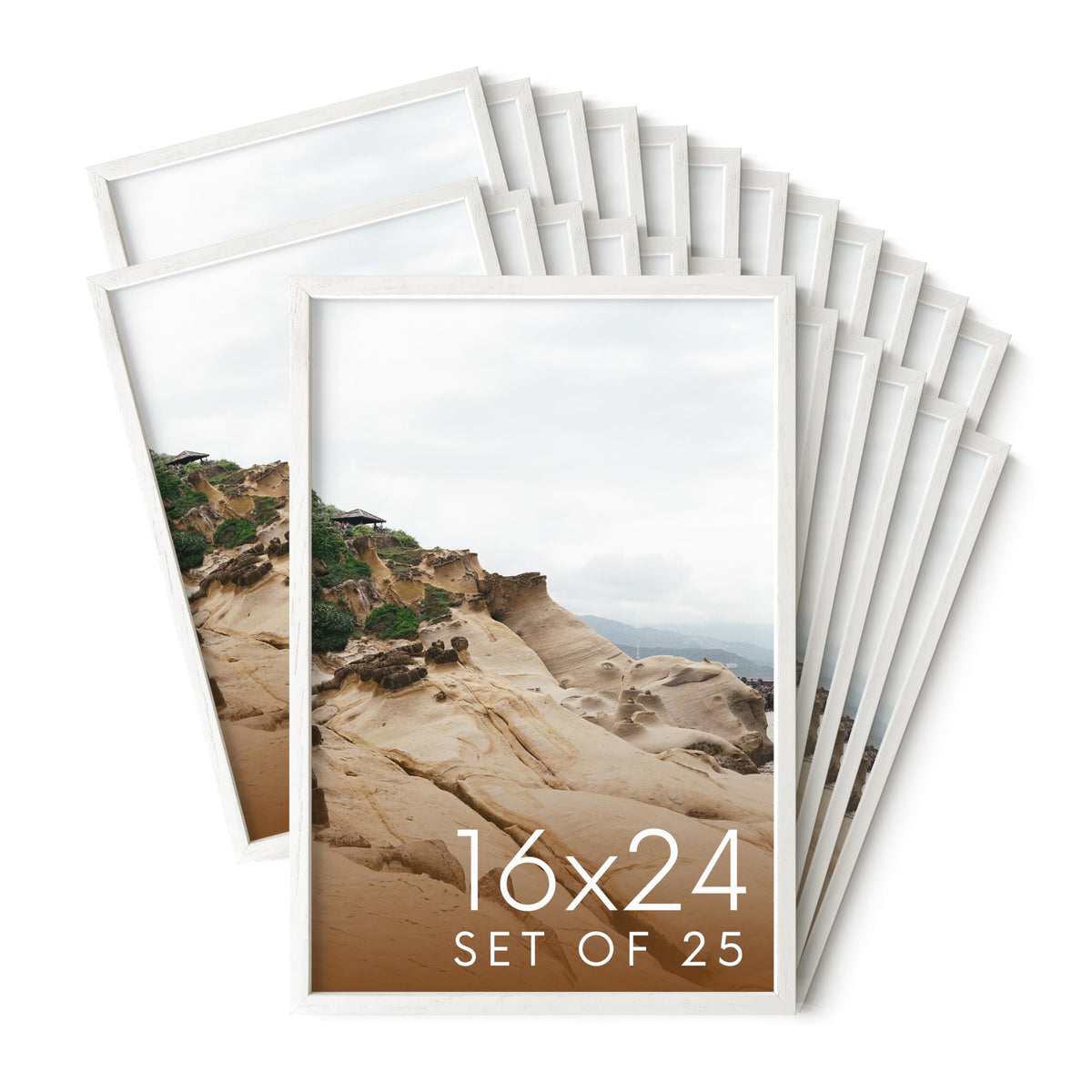 White Oak Wood 16x24 Picture Frames