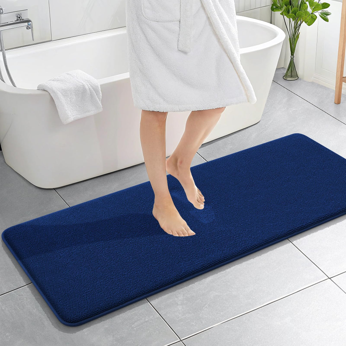 Memory Foam Bathroom Runner Rug 59x20