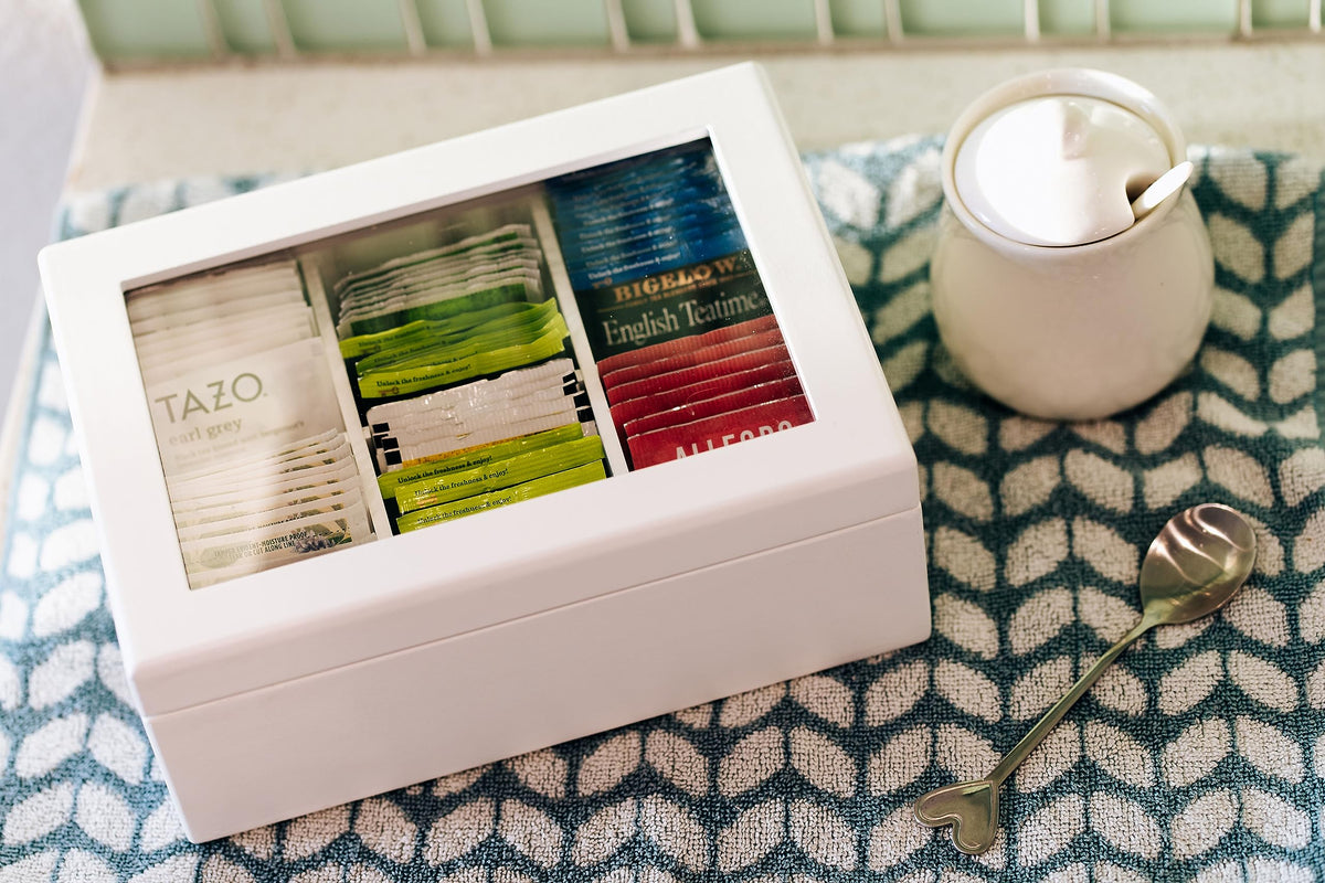 Wooden Tea Organizer For Tea Bags