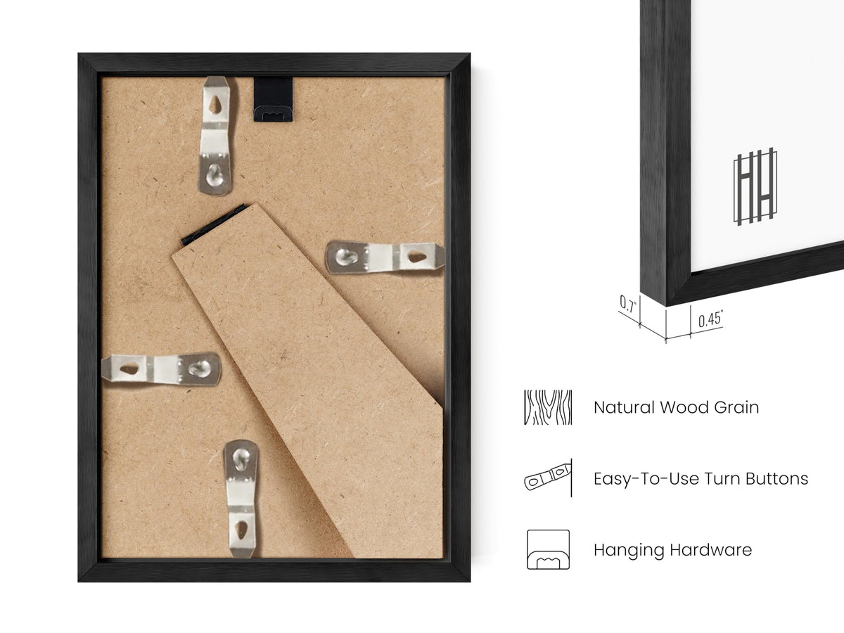 4x6 Black Metal Picture Frames
