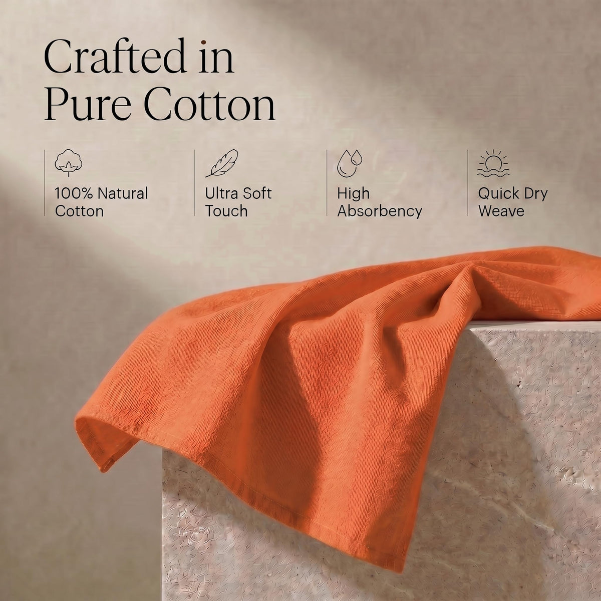 Kitchen Towels Cotton Dish Towels 20”x30” (6 Count)