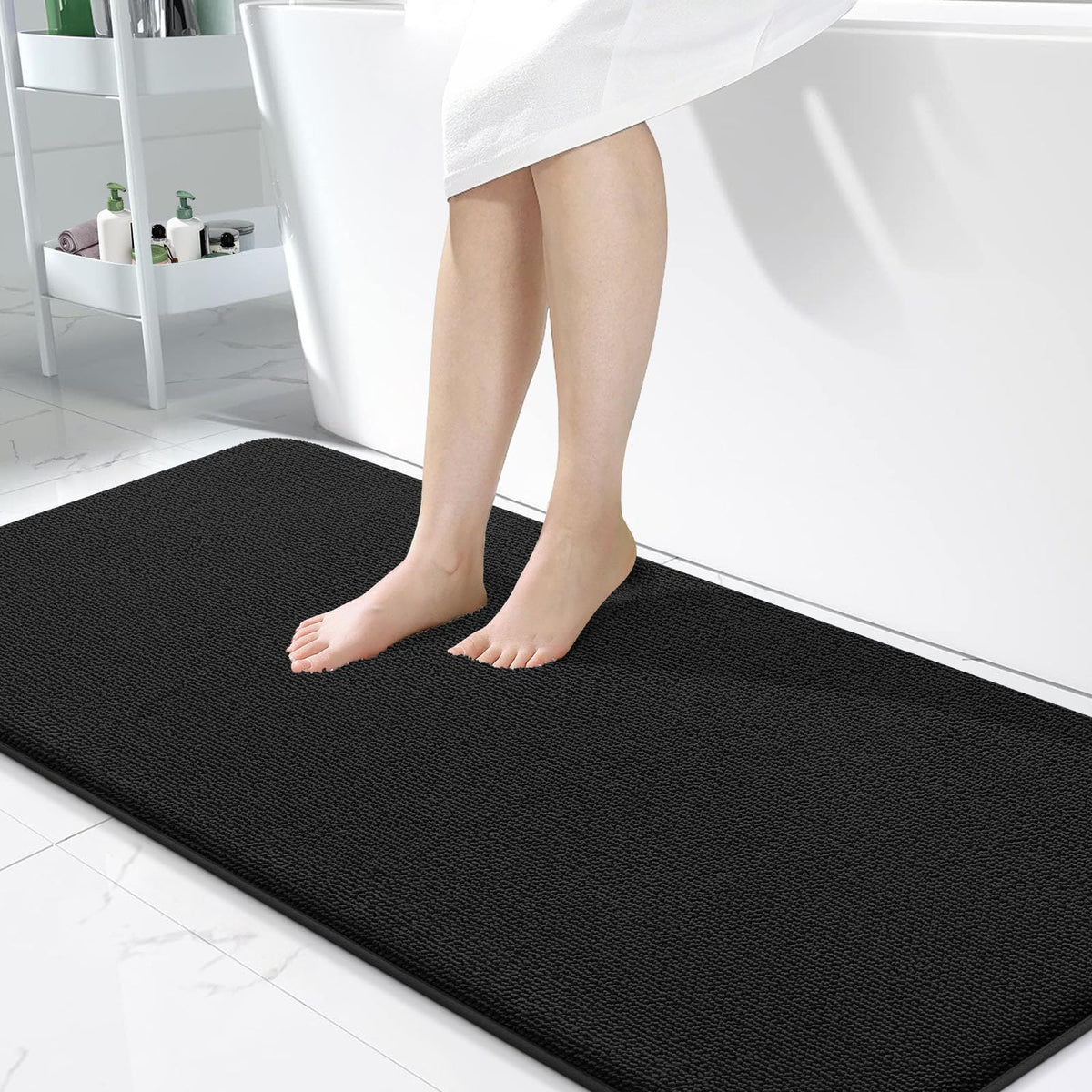 Memory Foam Bathroom Runner Rugs 47x24