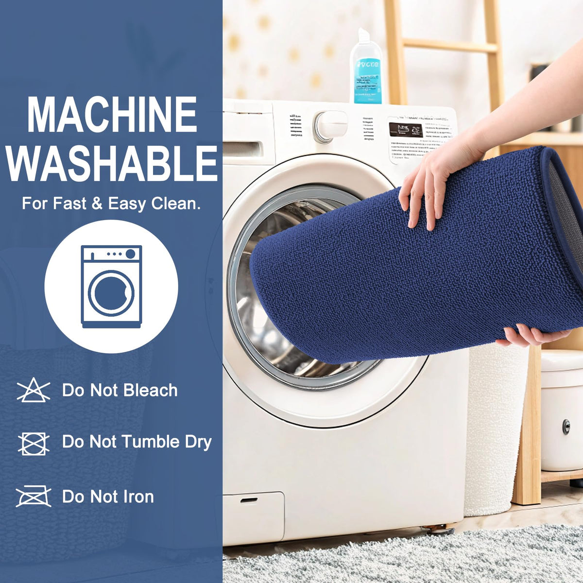 Memory Foam Bathroom Runner Rugs 44x24