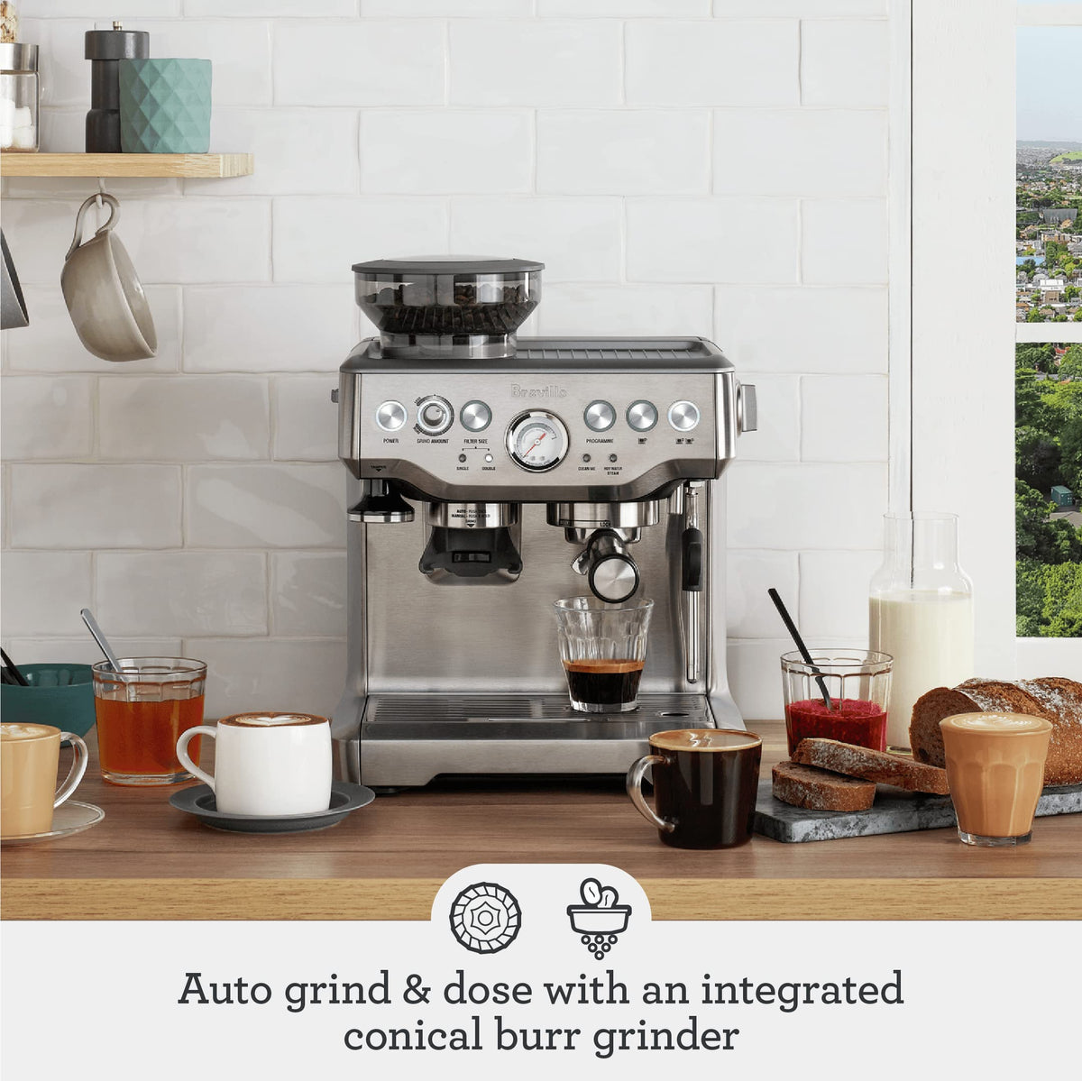 BES870BSXL Barista Express Espresso Machine