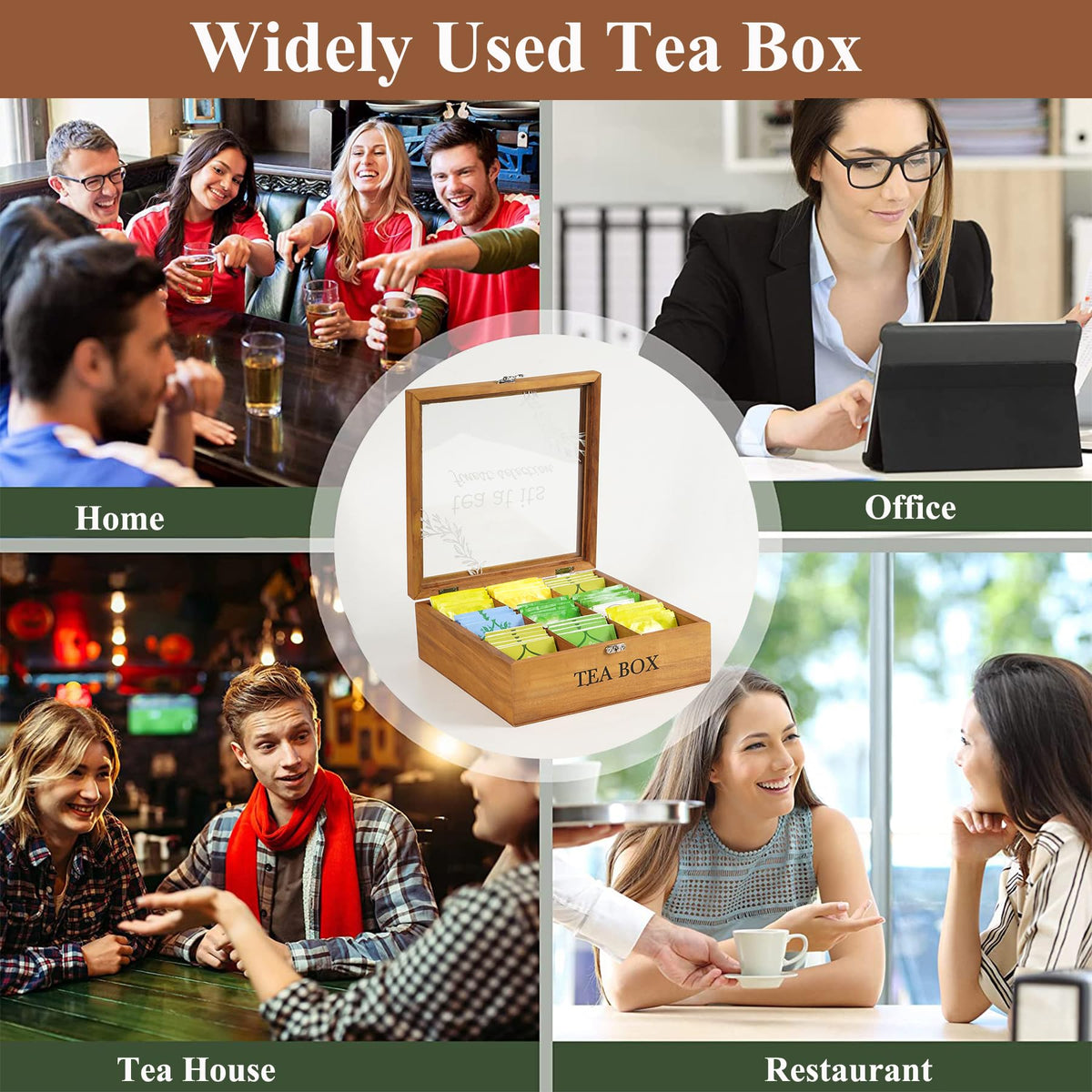 Wooden Tea Box