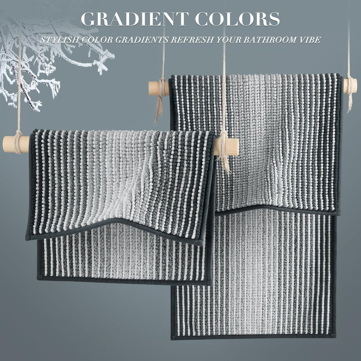 Bathroom Rugs Sets 2 Piece (2 Count)