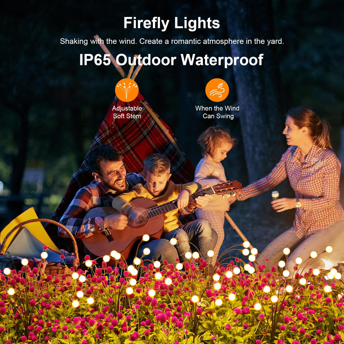 Solar Lights Outdoor (2 Count)