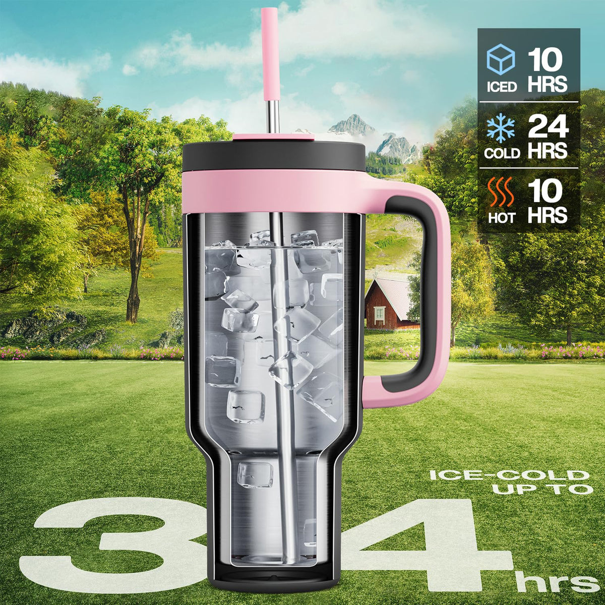 40 oz Tumbler with Handle