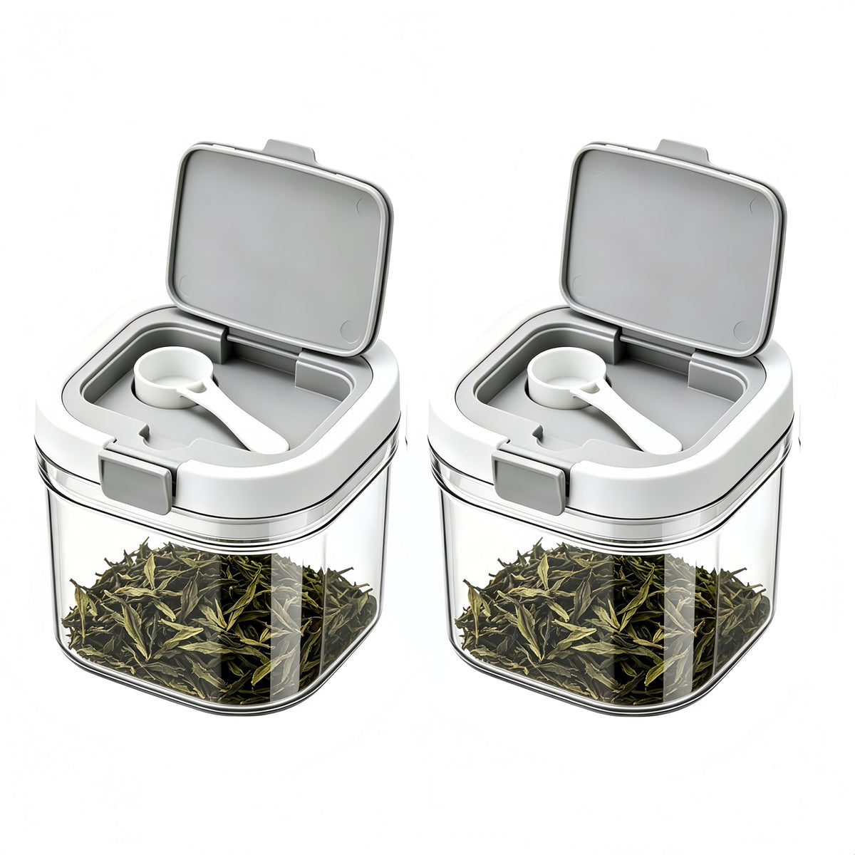 2 Pack 27oz Airtight Tea Canisters (2 Count)