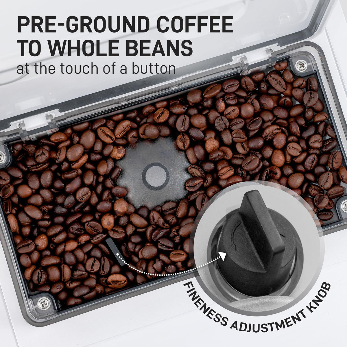 Zulay Magia Super Automatic Espresso Maker Machine with Grinder