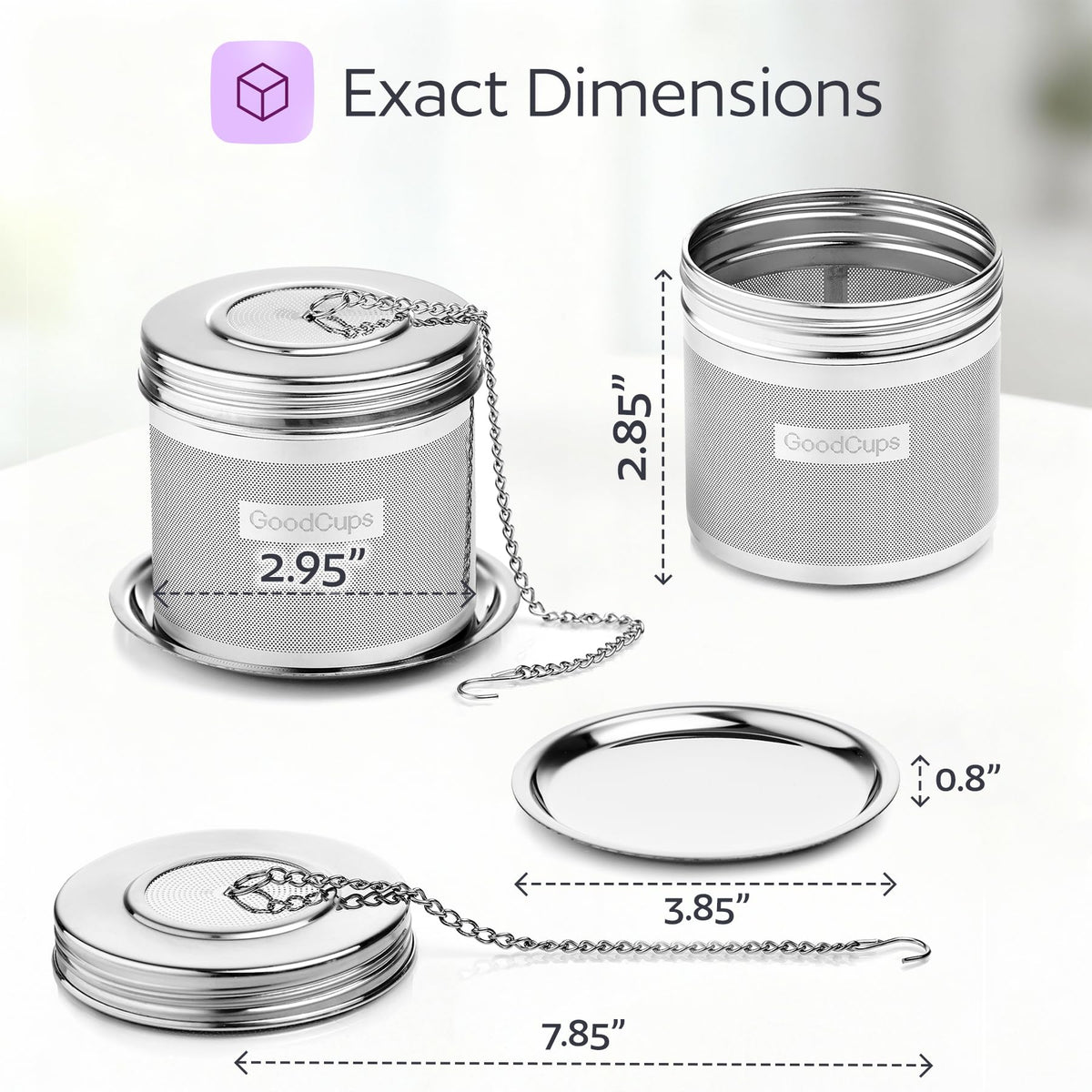 Stainless Steel Tea Infuser for Loose Leaf Tea