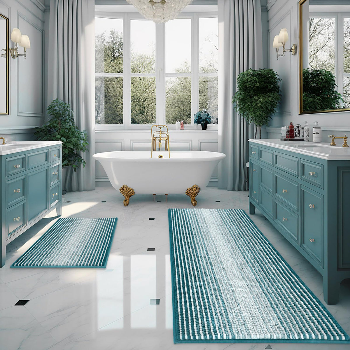 Bathroom Rugs Sets 2 Piece