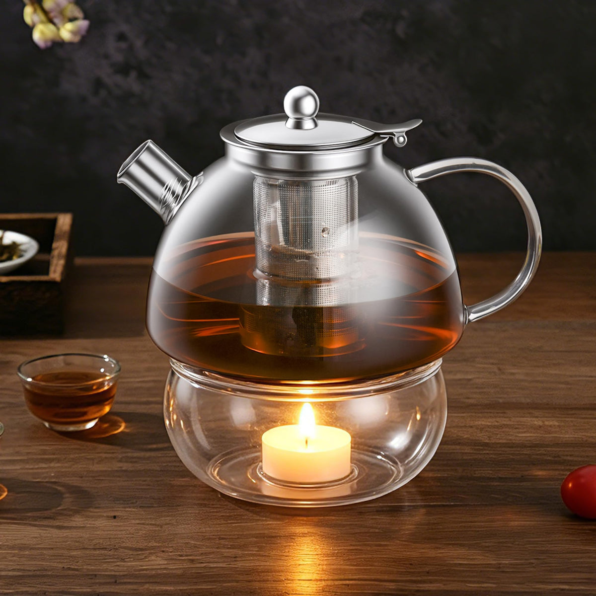 Glass Teapot with Removable Infuser