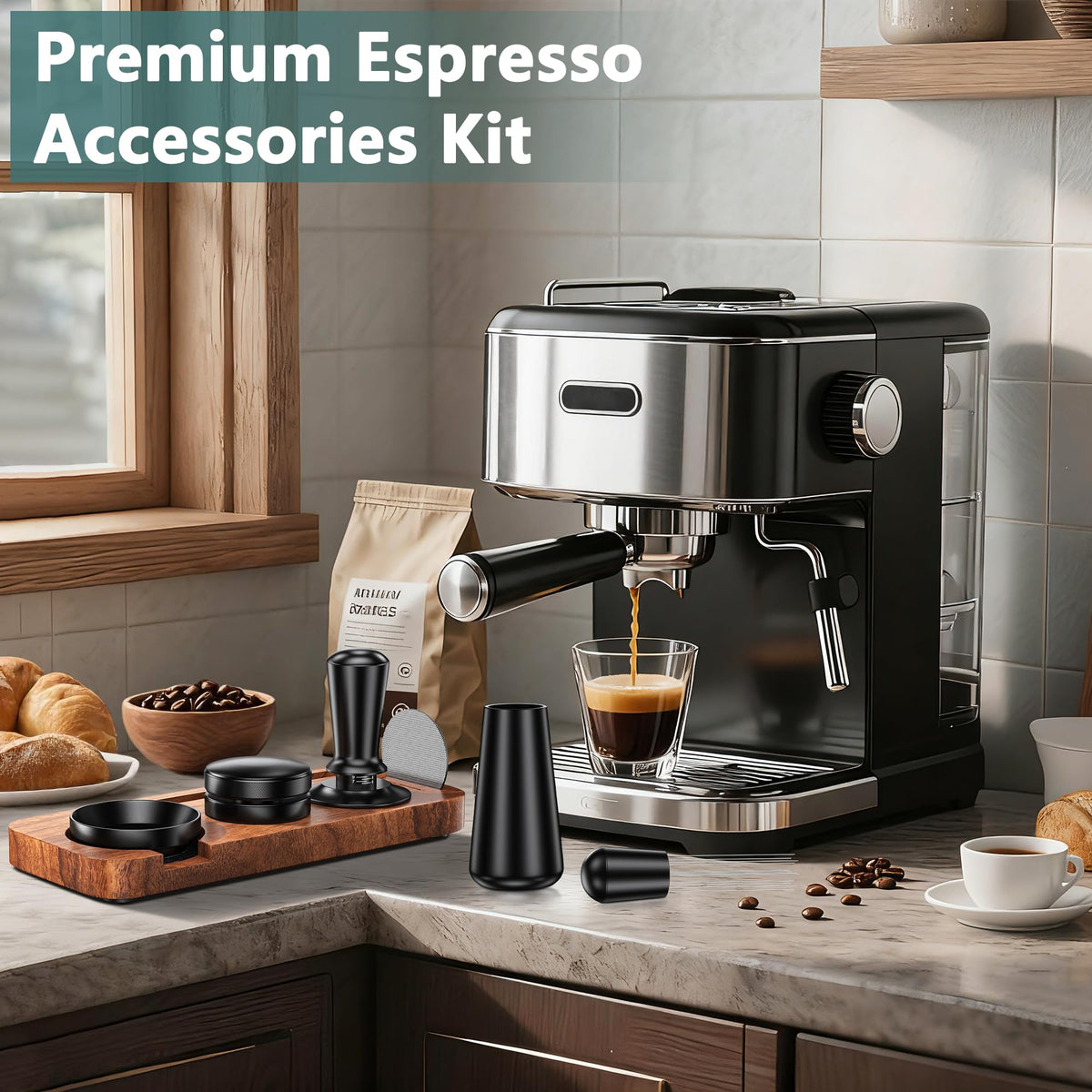 7 Pack Espresso Accessories Kit