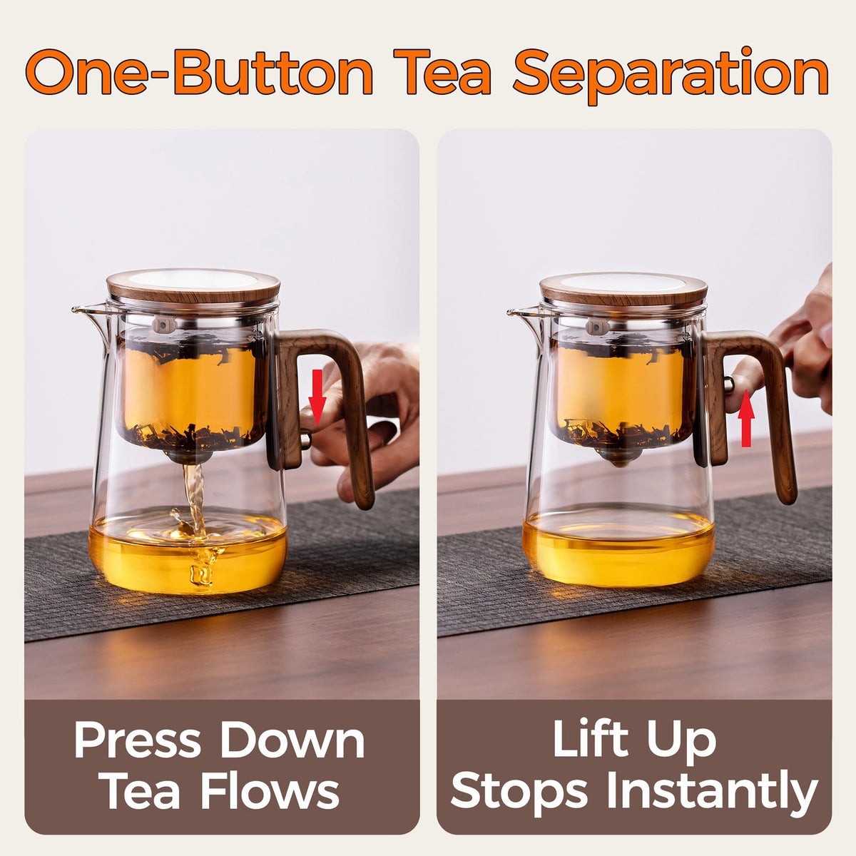 Enchanted Tea Pot with Tea Infuser