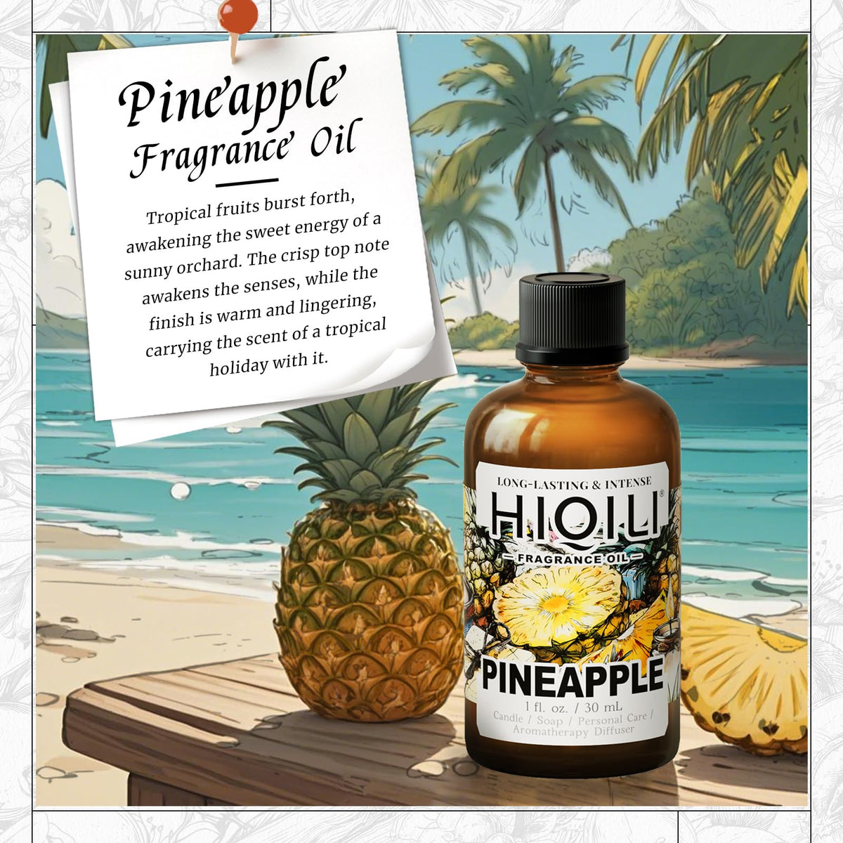 Pineapple Fragrance Oil for Perfume & Body Product Making