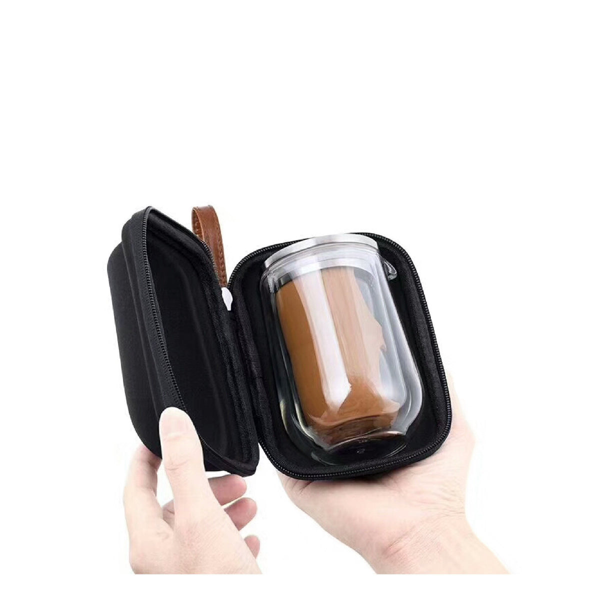 Portable Glass Tea Set with Teapot