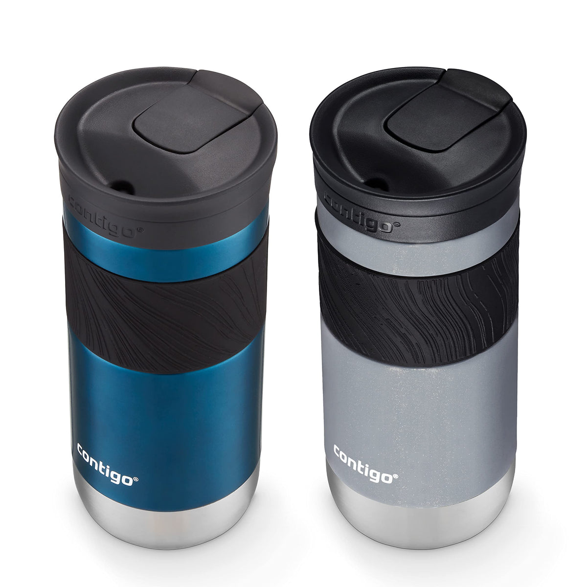Byron 2.0 Snapseal Insulated Stainless Steel Travel Mug with Grip 2 (2 Count)