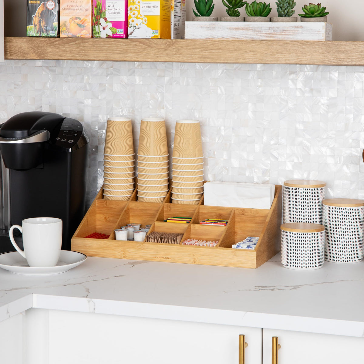 Cup and Condiment Station