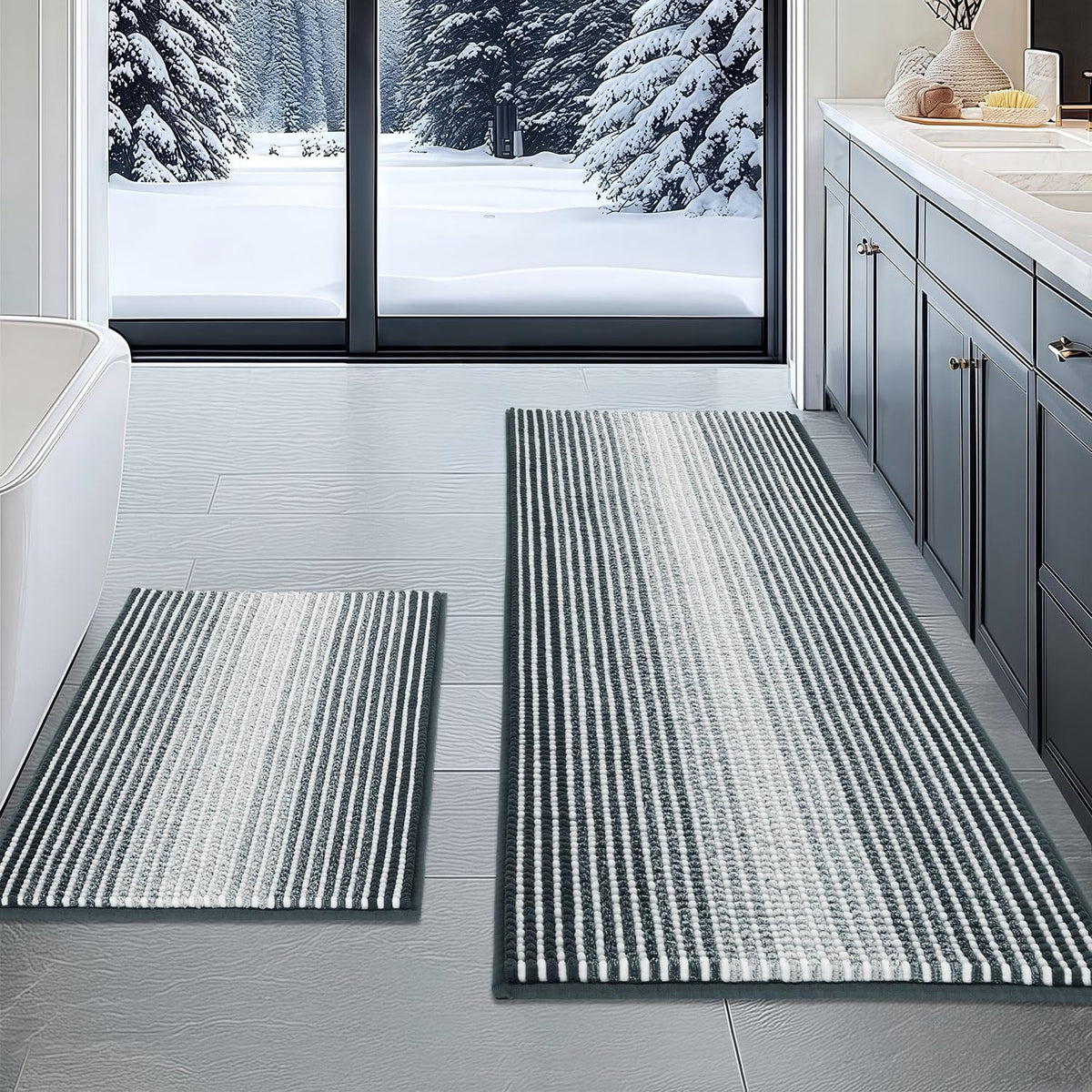 Bathroom Rugs Sets 2 Piece (2 Count)