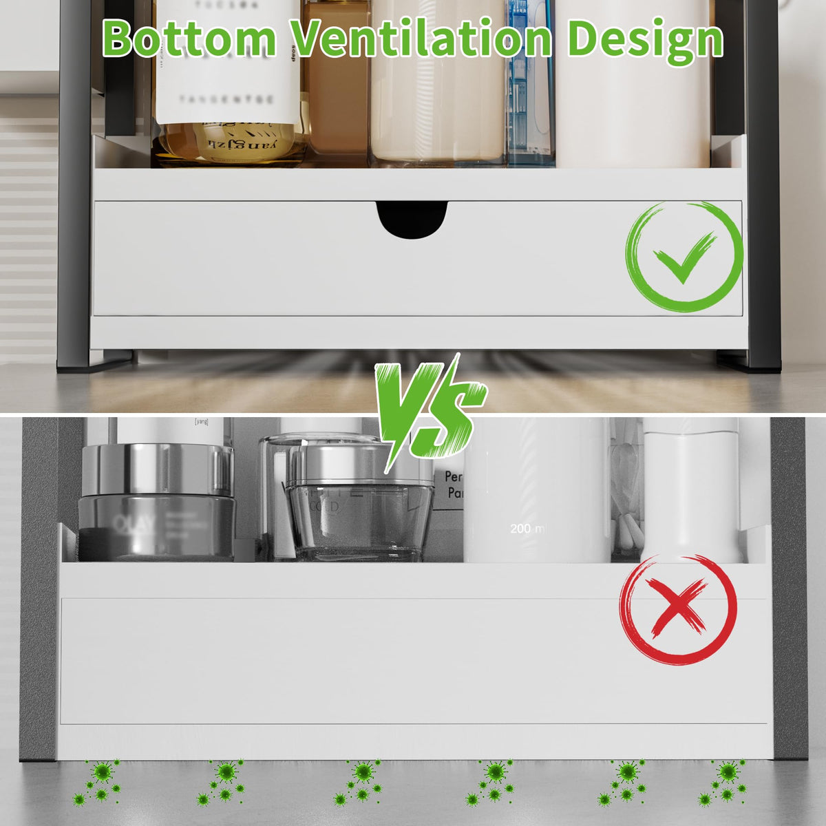 2 Tier Bathroom Counter Organizer