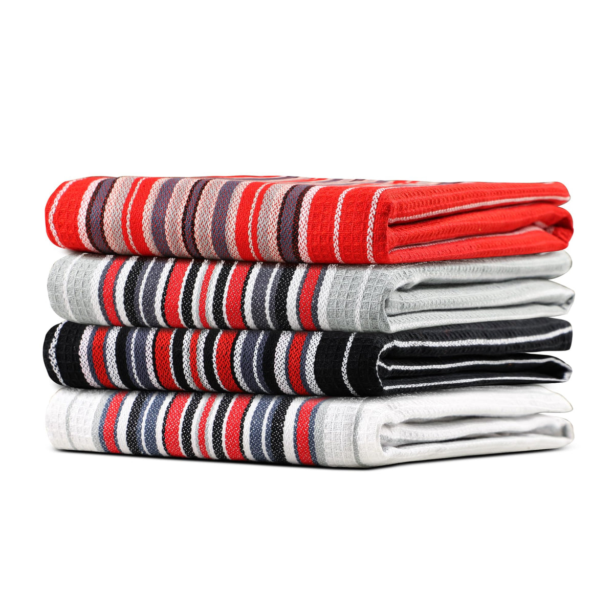 Kitchen Towels Cotton Dish Towels 20”x30” (4 Count)