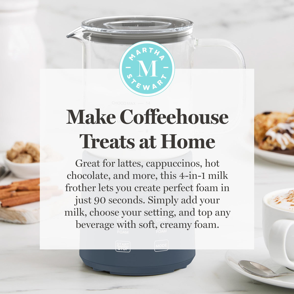 10oz Milk Frother & Steamer