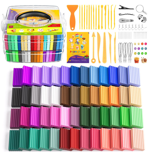52 Colors Polymer Clay Kit