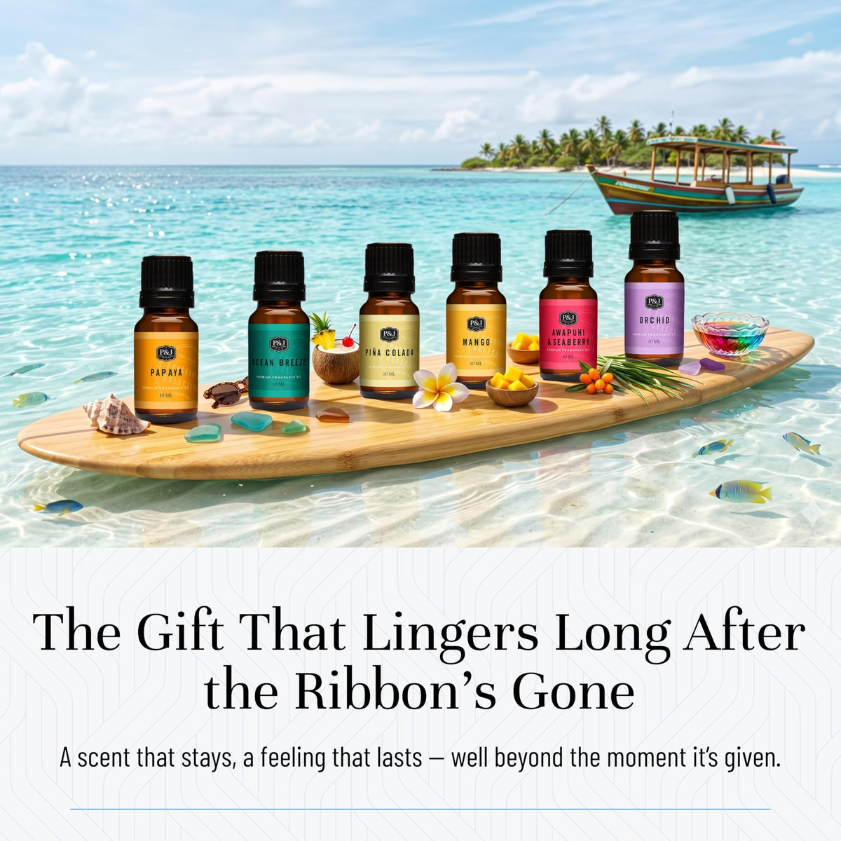 Fragrance Oil Caribbean Set (2.04 Fl Oz)